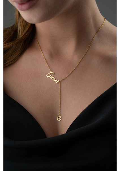 925 Ayar Gümüş Kişiye Özel Harfli Isim Kolye fiyatları