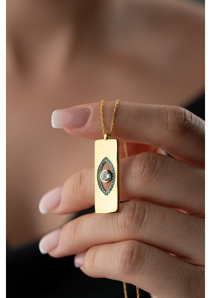 925 Ayar Gümüş Göz Model Kolye fiyatları