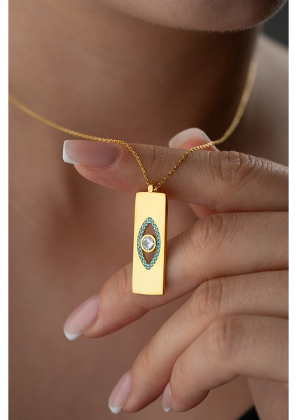 925 Ayar Gümüş Göz Model Kolye modelleri