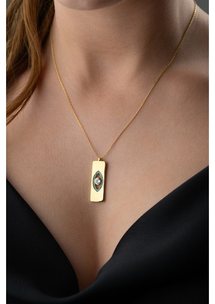 925 Ayar Gümüş Göz Model Kolye indirimleri