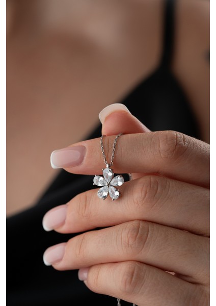 925 Ayar Gümüş Nergis Çiçeği Kolye fiyatları