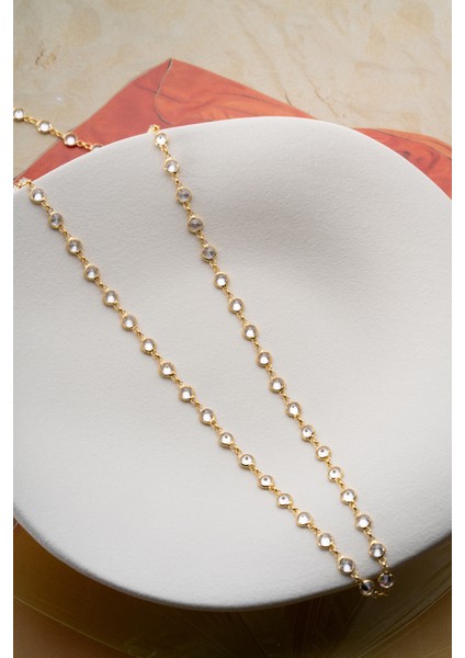 925 Ayar Gümüş Taşlı Suyolu Model Kolye fırsatları