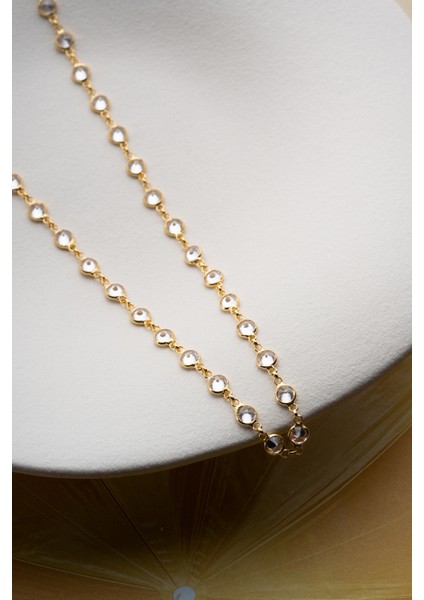 925 Ayar Gümüş Taşlı Suyolu Model Kolye indirimleri