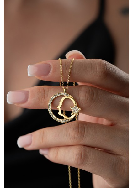 925 Ayar Gümüş Zirkon Taşlı Atatürk Kolye fiyatları