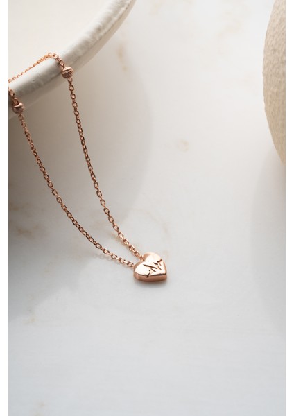 925 Ayar Gümüş Ritim Kalp Kolye fırsatları