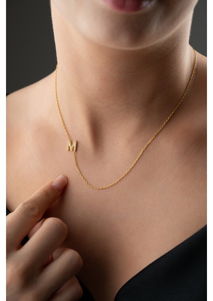 925 Ayar Gümüş Özel Harf Kolye fiyatları