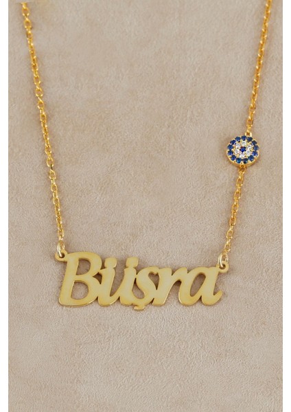 925 Ayar Gümüş Nazarlı Isimli Kolye fiyatları