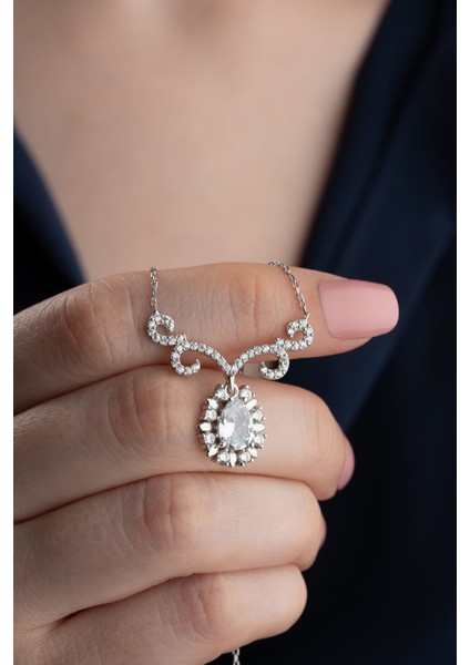 925 Ayar Zümrüt Model Kolye fiyatları