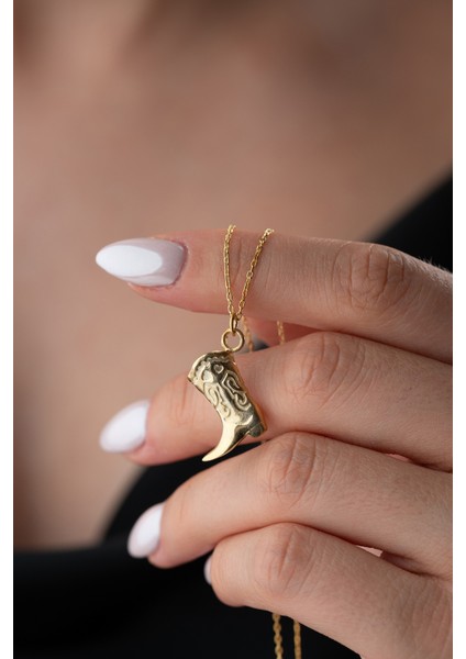 925 Ayar Gümüş Kovboy Çizmesi Kolye fiyatları