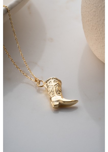 925 Ayar Gümüş Kovboy Çizmesi Kolye indirimleri