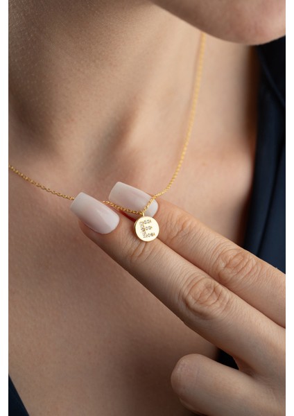 925 Ayar Gümüş Taşlı Plaka Harf Kolye modelleri