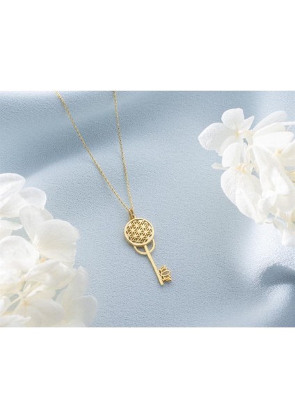 925 Ayar Gümüş Anahtar Kolye