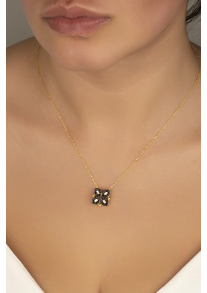 925 Ayar Gümüş Gold Diamond Kolye fiyatları