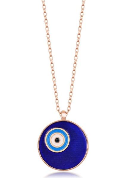 925 Ayar Gümüş Mineli Nazar Kolye fırsatları