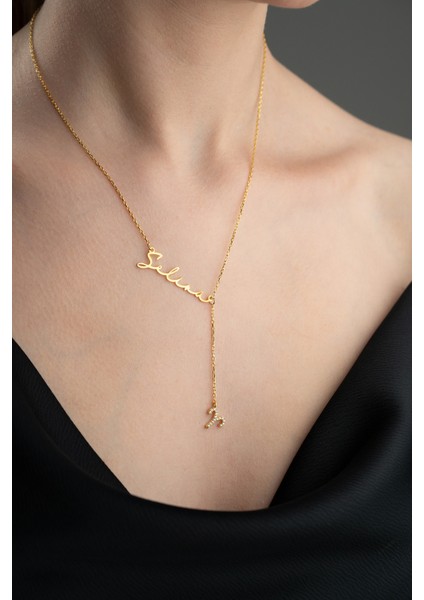 925 Ayar Gümüş Kişiye Özel Isimli Kolye