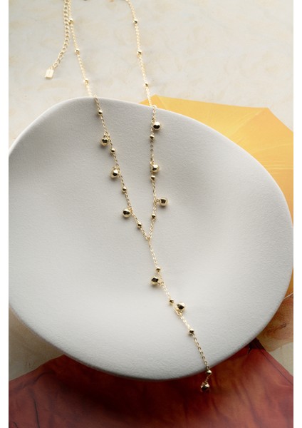 925 Ayar Gümüş Gold Salaş Kolye fırsatları