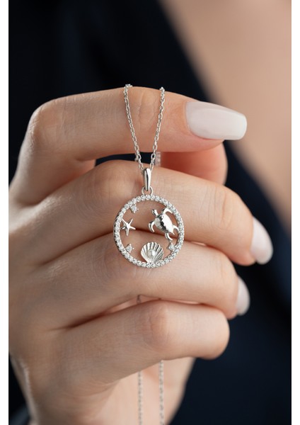 925 Ayar Gümüş Kaplumbağa Kolye fiyatları