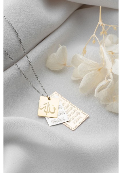 925 Ayar Gümüş Dualı Allah Lafzı Kolye fırsatları