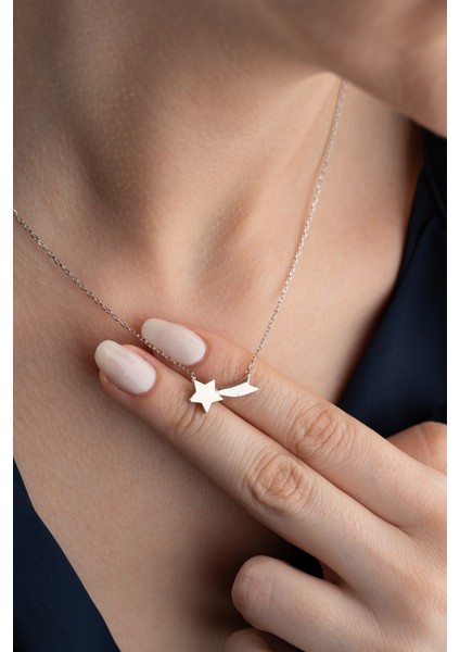 925 Ayar Gümüş Kutupyıldızı Kolye fiyatları