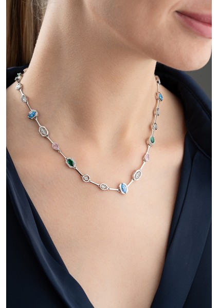 925 Ayar Gümüş Trend Model Kolye