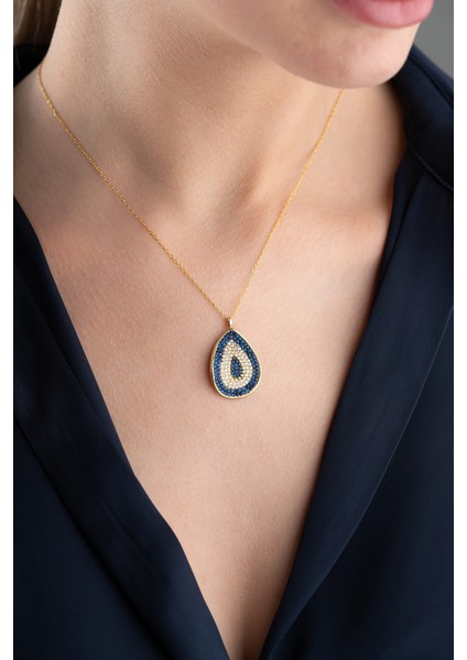 925 Ayar Gümüş Nazar Kolye