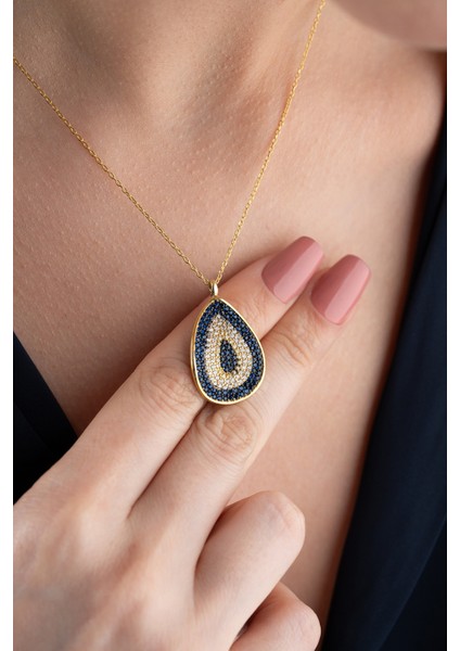 925 Ayar Gümüş Nazar Kolye modelleri