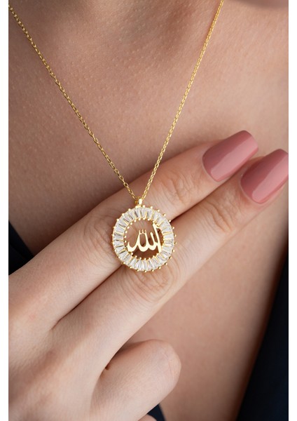 925 Ayar Gümüş Allah Kolye fiyatları