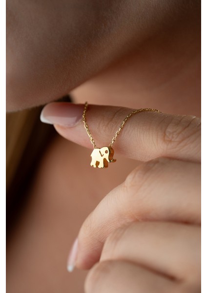 925 Ayar Gümüş Taşsız Fil Kolye fiyatları