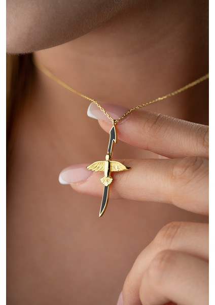 925 Ayar Gümüş Mineli Elifvav Kolye fiyatları