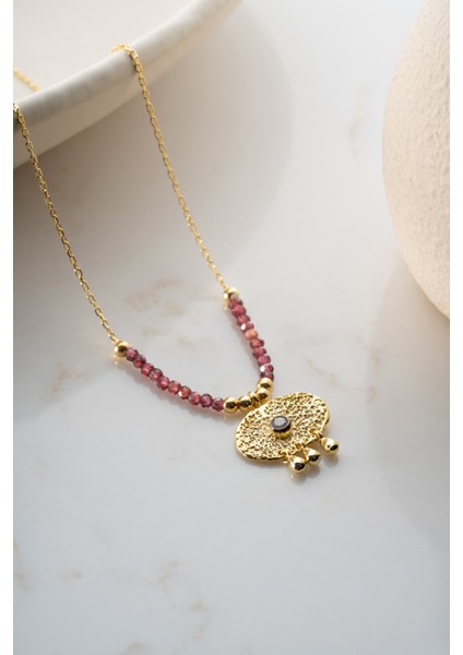 925 Ayar Gümüş Boncuklu Süryani Gözü Kolye indirimleri