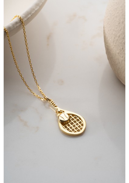 925 Ayar Gümüş Tenis Raketi Kolye indirimleri