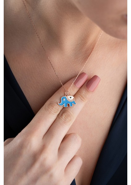 925 Ayar Gümüş Fil Kolye modelleri