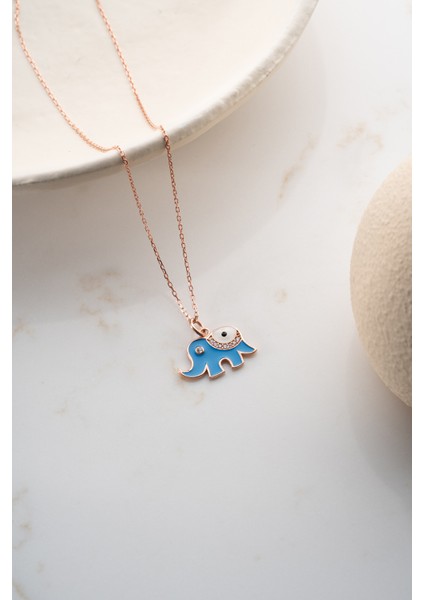 925 Ayar Gümüş Fil Kolye fırsatları