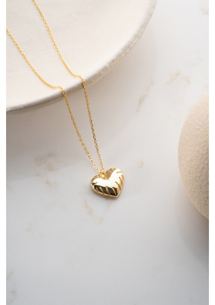 925 Ayar Gümüş Kalp Kolye fırsatları