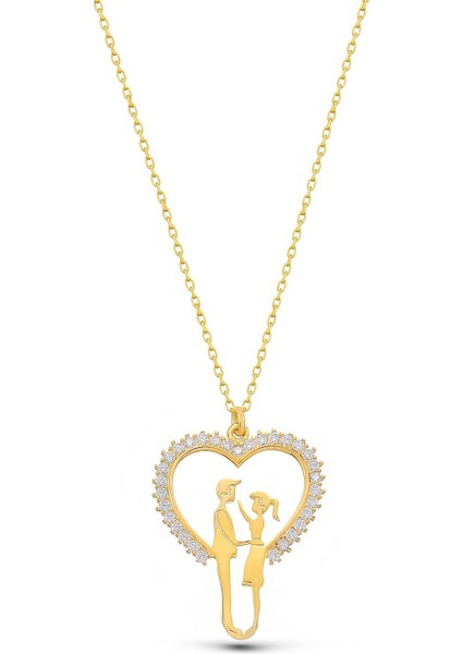 925 Ayar Gümüş Mutlu Çift Kalp Kolye fiyatları