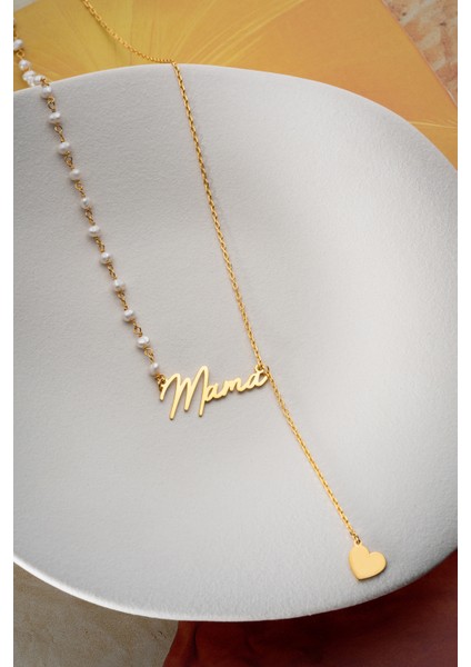 925 Ayar Gümüş Kişiye Özel Incili Isim Kolye modelleri