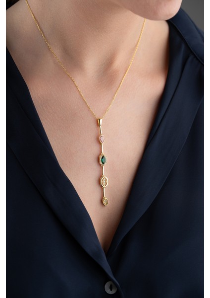 925 Ayar Gümüş Serenay Kolye modelleri