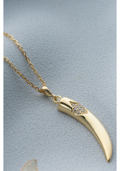 925 Ayar Gümüş Fil Dişi Kolye modelleri