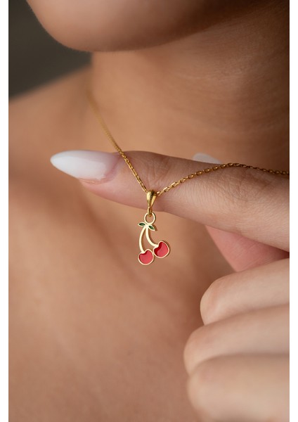 925 Ayar Kiraz Kolye fiyatları