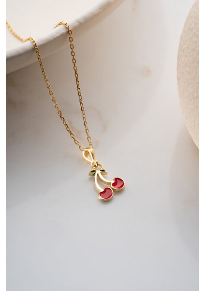 925 Ayar Kiraz Kolye indirimleri