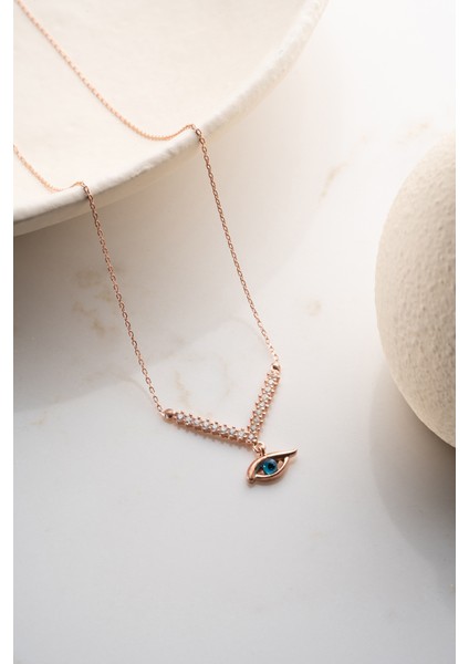 925 Ayar Gümüş Göz Kolye indirimleri