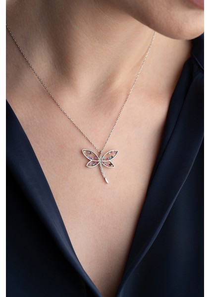 925 Ayar Gümüş Yusufçuk Kolye