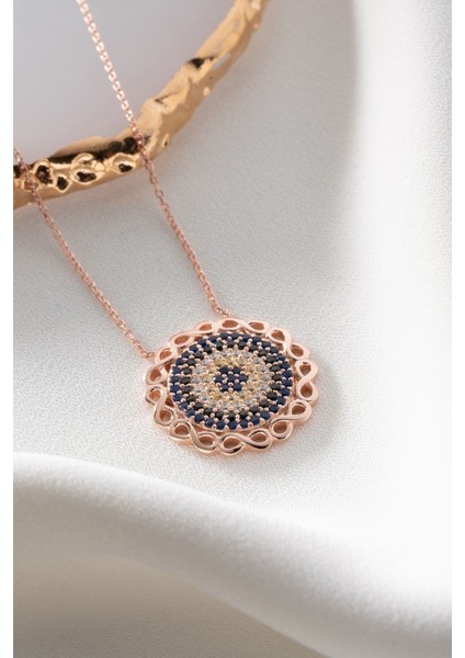 925 Ayar Gümüş Nazar Kolye fırsatları