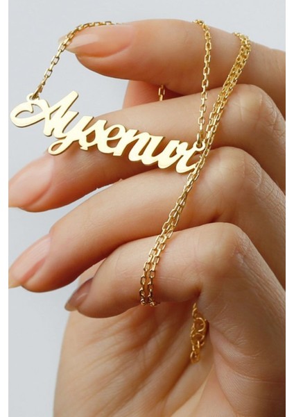 925 Ayar Gümüş Isimli Kolye