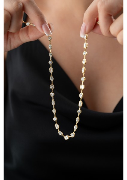 925 Ayar Gümüş Taşlı Trend Model Kolye modelleri