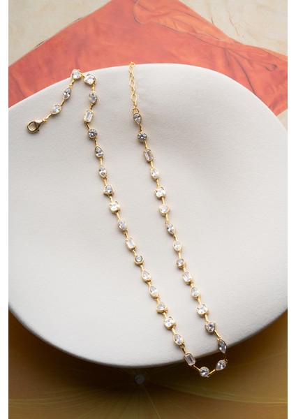 925 Ayar Gümüş Taşlı Trend Model Kolye fırsatları