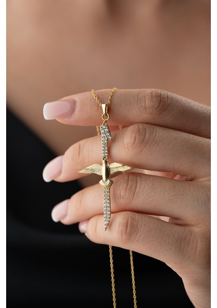 925 Ayar Gümüş Elifvav Kolye fiyatları