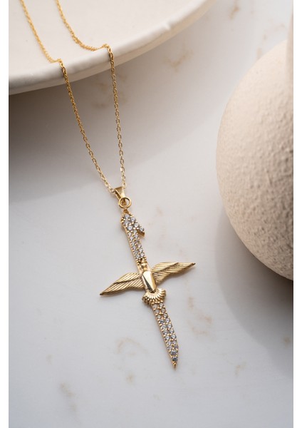 925 Ayar Gümüş Elifvav Kolye fırsatları