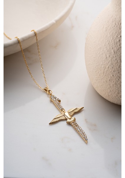 925 Ayar Gümüş Elifvav Kolye indirimleri