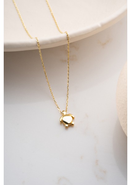 925 Ayar Gümüş Kaplumbağa Kolye fırsatları